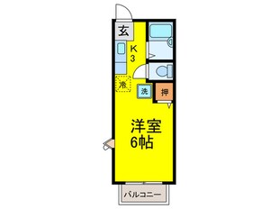 ハウゼンフジの物件間取画像